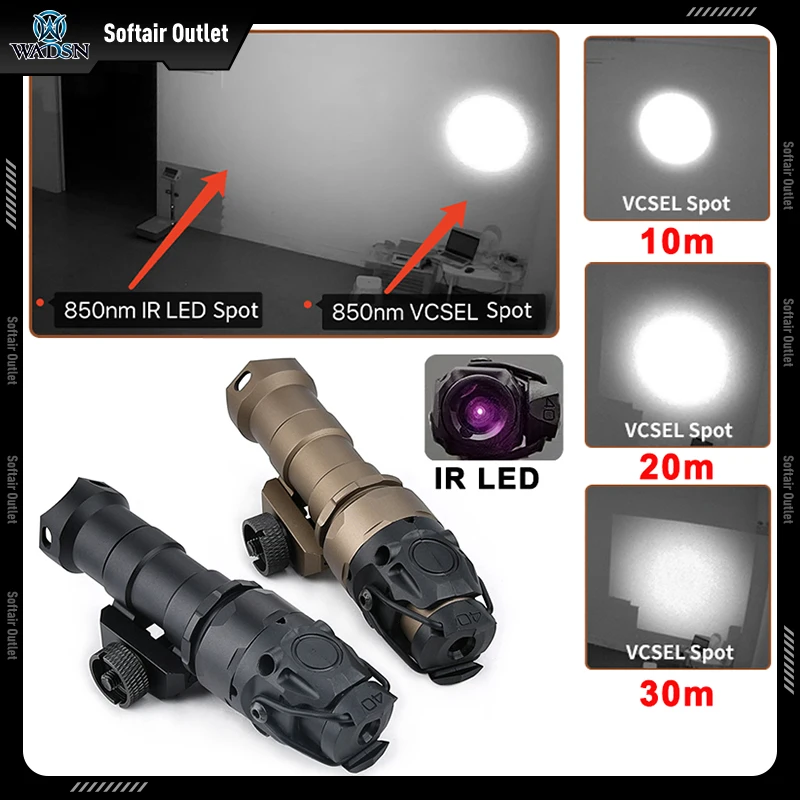 WADSN KIJI K1 Linterna táctica IR 850nm – Luz infrarroja para caza - imagen 2