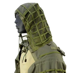 Traje táctico de francotirador Ghillie, capucha de tiro Airsoft, chal Ghillie, abrigo, caza al aire libre, combate, camuflaje, traje Ghillie, ropa