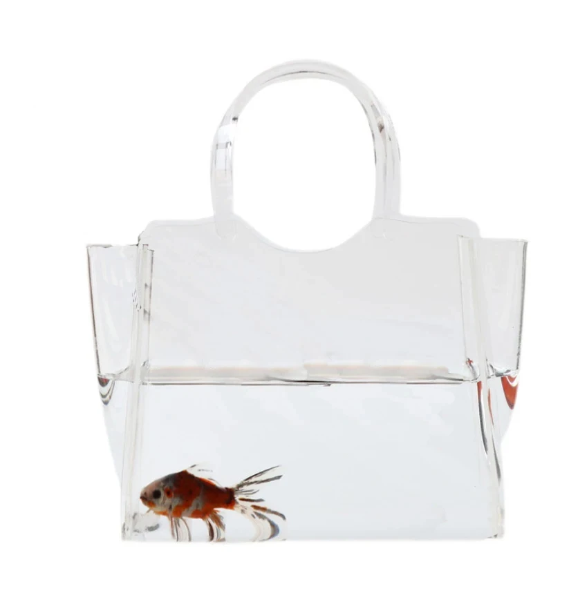 Lawaia-Bolso de acrílico transparente nórdico para mujer, bolsa de mano dura de lujo, decoración de cesta de compras, a la moda - imagen 4
