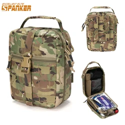 Bolsa SPANKER EDC Molle, bolso táctico, botiquín de primeros auxilios, bolsa de herramientas para exteriores, riñonera, bolsas de utilidad de caza