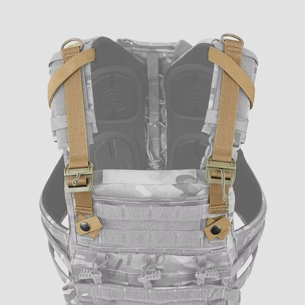 Parche táctico PEW de liberación rápida para mochila y portaplacas