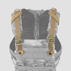 Parche táctico PEW de liberación rápida para mochila y portaplacas