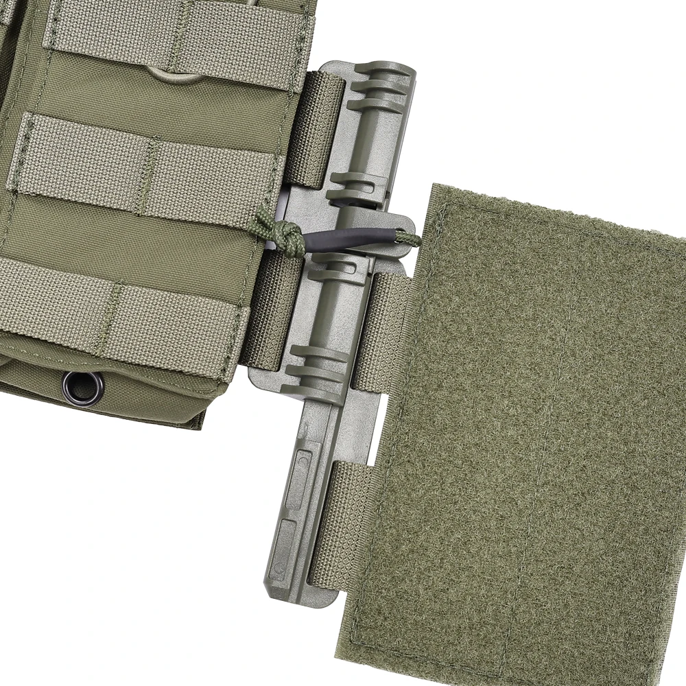 Chaleco táctico de caza, portador de combate, bolsa Molle para revistas, equipo de protección cómodo de liberación rápida, faja de utilidad para Paintball - imagen 5