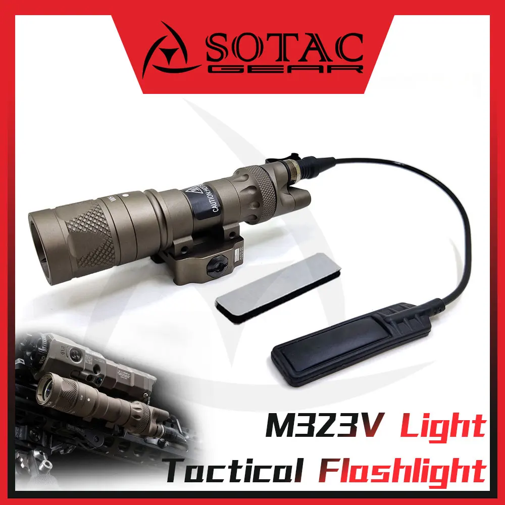Linterna táctica Weapon M323V 500 lúmenes LED blanco SOTAC