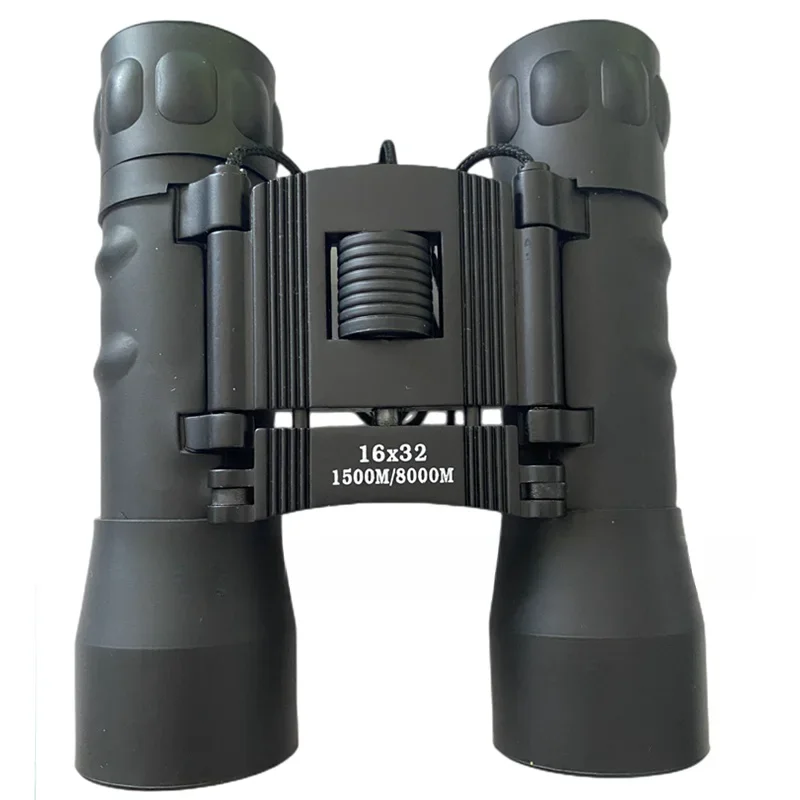 Binoculares militares HD, telescopio profesional potente, plegable, Mini telescopio, Zoom BAK4, óptica FMC para caza al aire libre, 16x32
