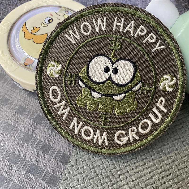 Insignia de moral del grupo PMC, parche bordado, brazalete táctico de rana, gancho militar y bucle, accesorios para mochila, pegatinas - imagen 5