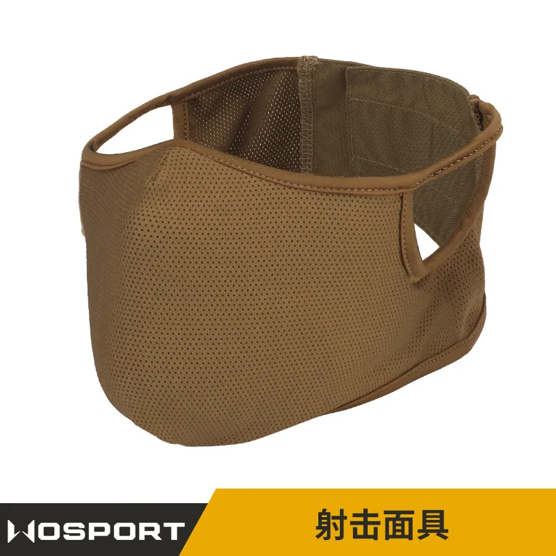 Máscara de tiro al aire libre máscara de silicona conducción táctica media cara máscara facial transpirable protector - imagen 4