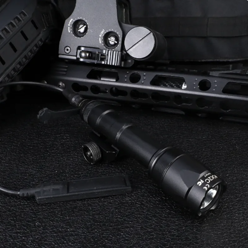 Linterna LED táctica Airsoft Surfire M600, linterna de flash fuerte, iluminación exterior, M600C/600B - imagen 5