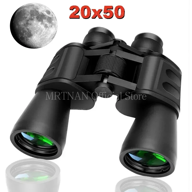Binoculares potentes 20X50, telescopio de largo alcance con Zoom HD, BAK4-Prism profesional, Monocular grande para caza - imagen 2