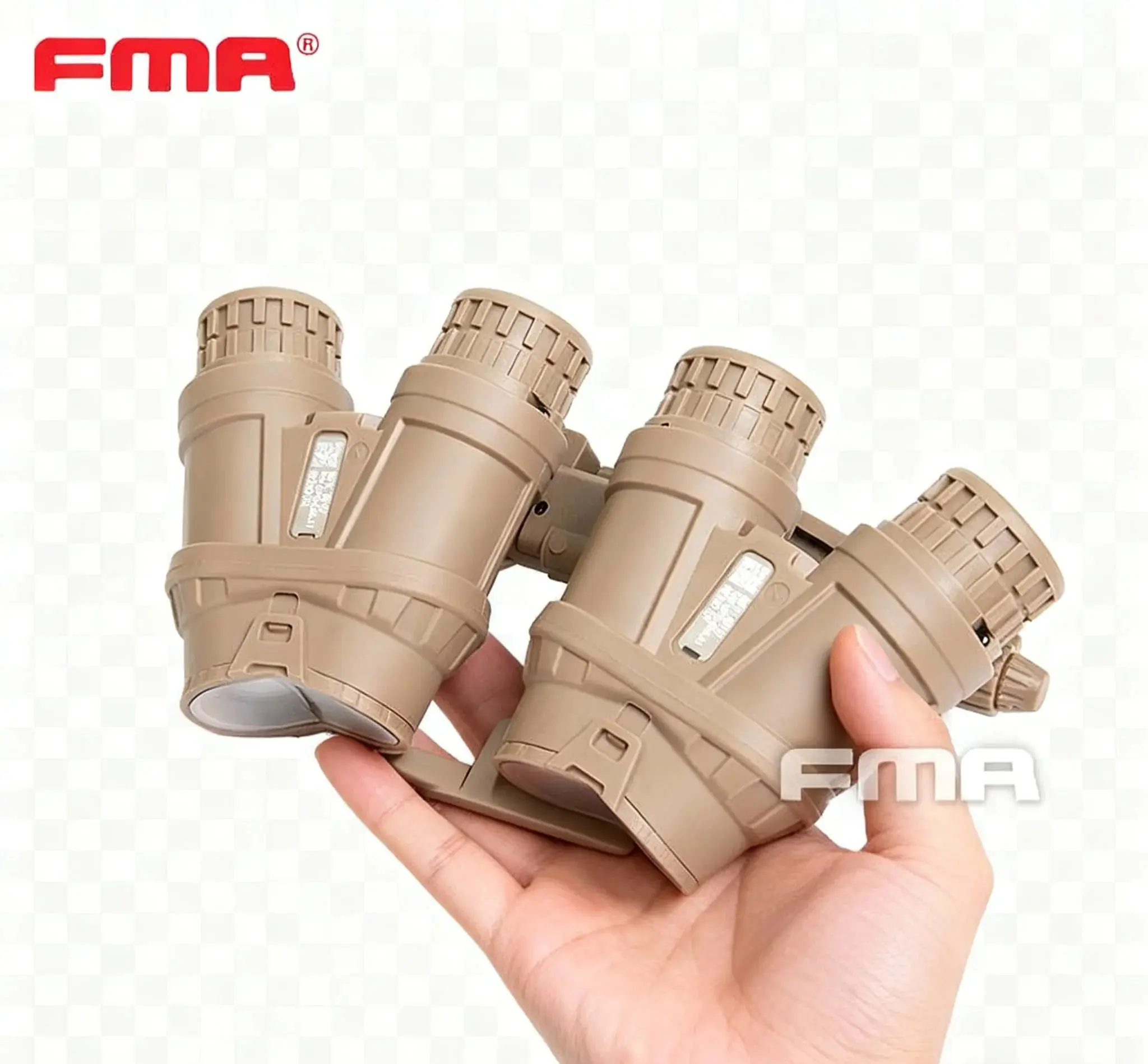 Dispositivo de visión nocturna TB723 GPNVG-18, modelo FMA, accesorios para casco, hecho de material de nailon, detalles de replicación, sin funcionalidad - imagen 4