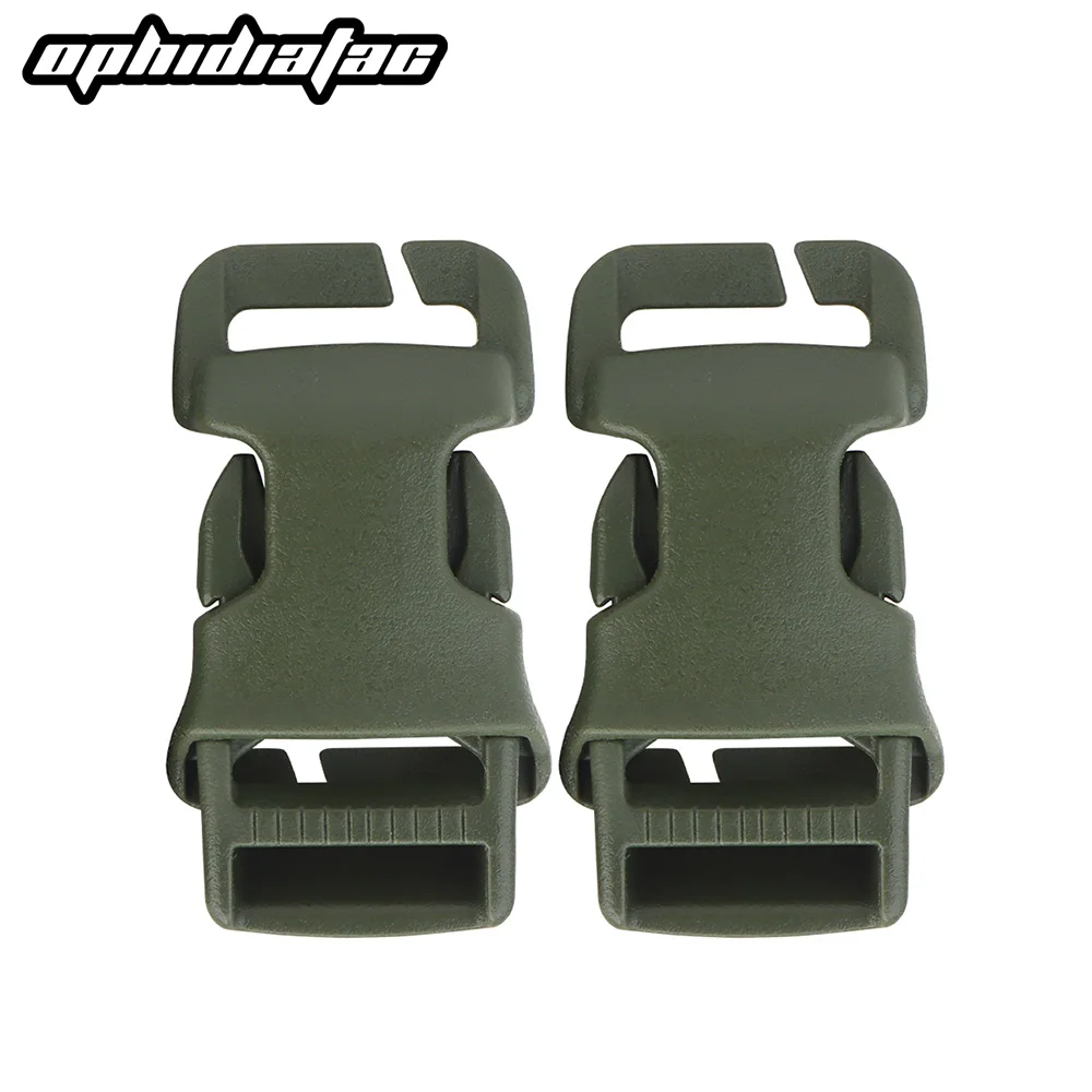 OPHIDIANTAC 2 uds hebilla lateral de liberación rápida, Clip de hebilla de correas accesorio Modular desmontable para cinturón bolsa chaleco portador de placa