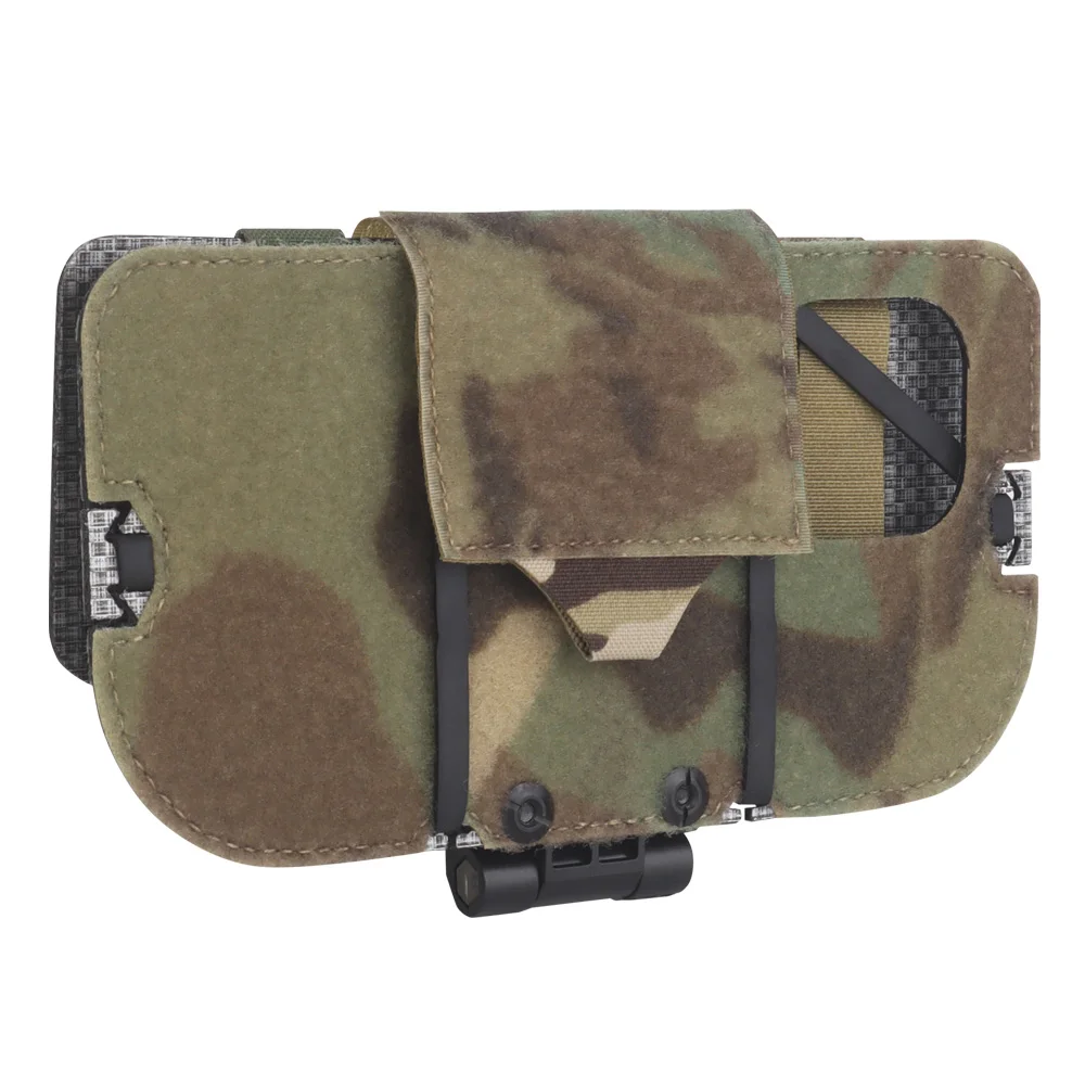 Tablero de navegación plegable táctico MOLLE para IPHONE 15 PRO MAX, portador de teléfonos móviles, chaleco de caza Airsoft, funda de mapa, Panel de administrador - imagen 2
