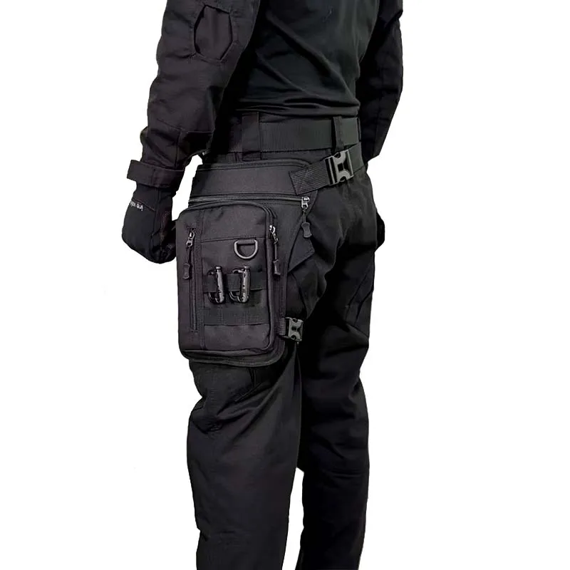 Bolsa pierna táctica MOLLE multiusos para outdoor y moto - imagen 4