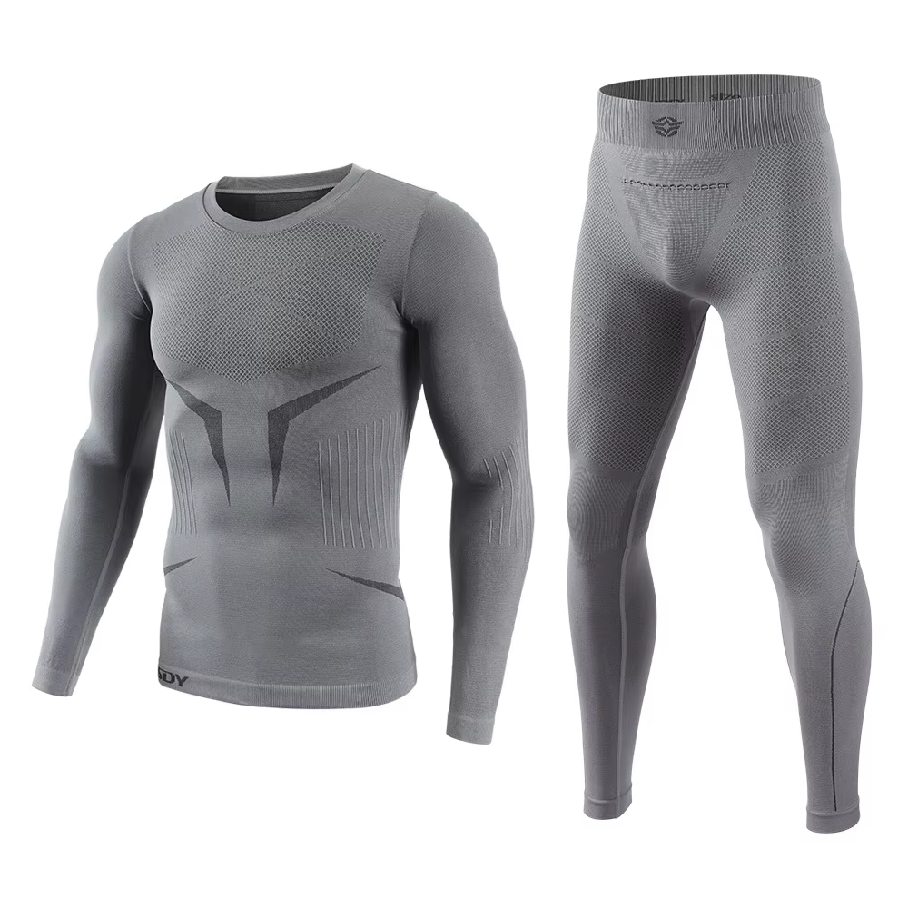 Ropa interior térmica sin costuras ajustada transpirable para esquí - imagen 3