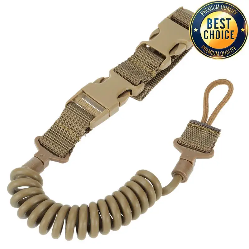 Cordón táctico de dos puntos para Rifle, resorte multiusos, correa para Rifle, accesorios para escopeta de tiro - imagen 3