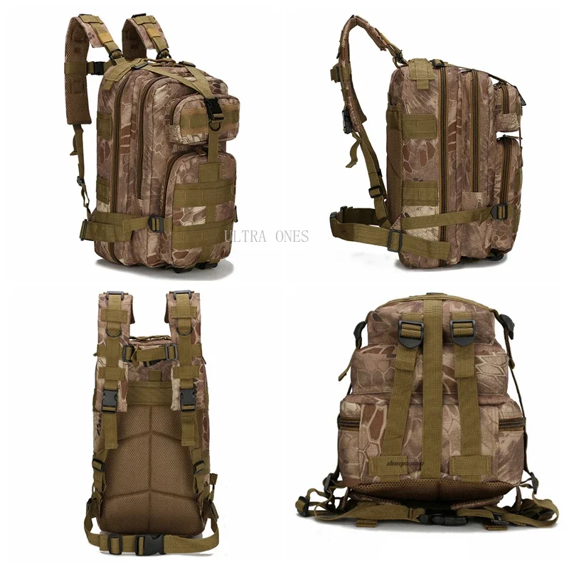 Mochila táctica de combate al aire libre, bolsa de gran capacidad para caza, senderismo, Camping, escalada, mochilas deportivas Molle - imagen 5