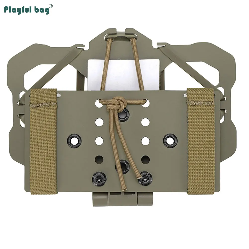 Tablero de navegación táctica, soporte MOLLE para teléfono móvil, chaleco táctico, soporte plegable Universal para teléfono Airsoft NA80 - imagen 5