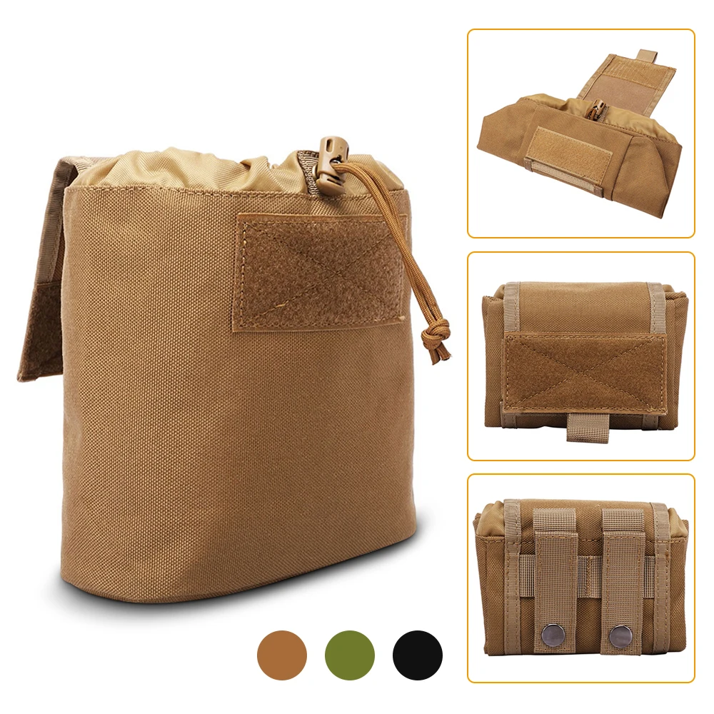 Bolsa plegable Molle para revistas, bolsa plegable para senderismo al aire libre, accesorios de caza, recuperación de utilidad, bolsa de cintura para munición EDC - imagen 3