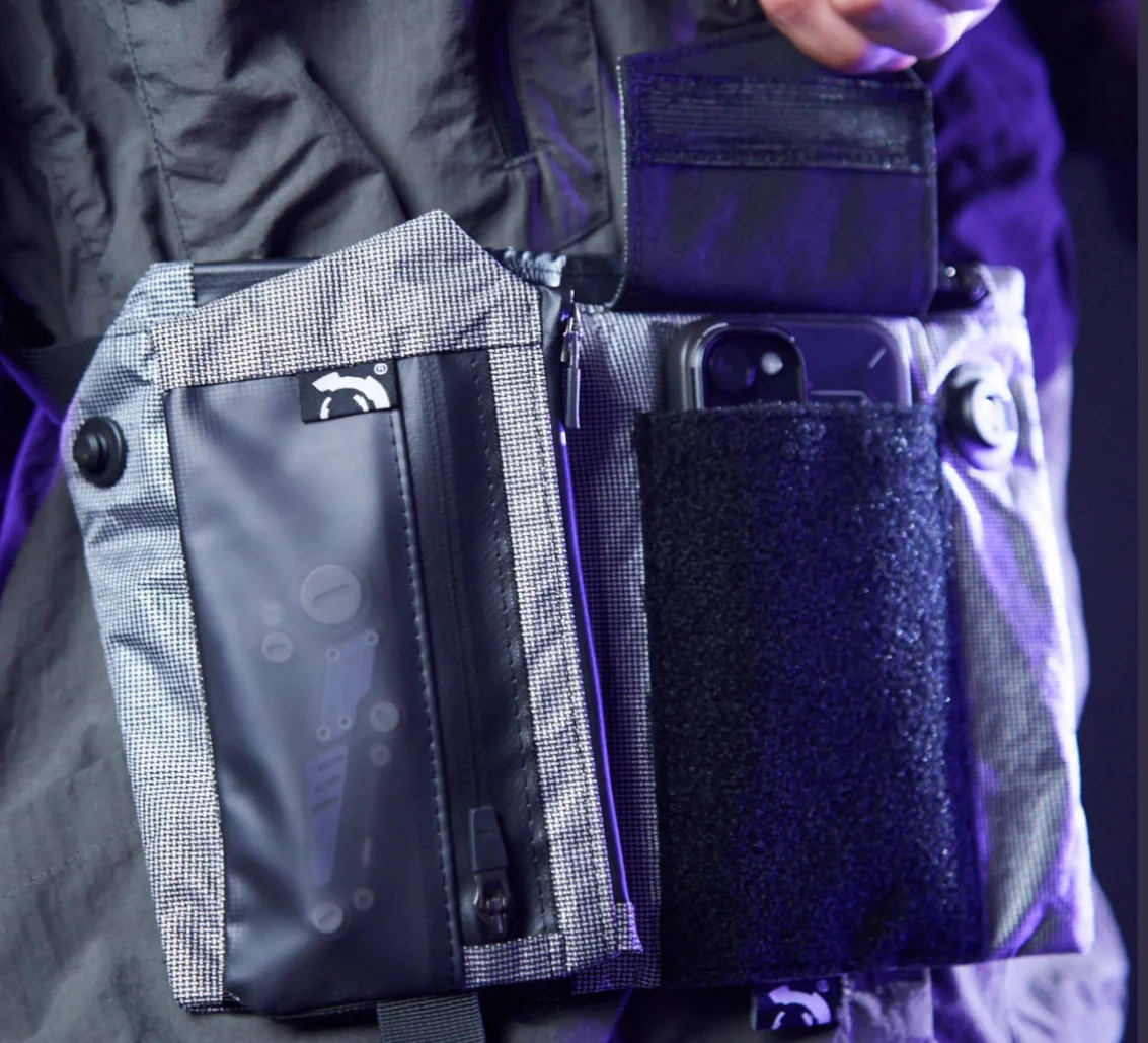 Bolso bandolera táctico magnético plegable transformable M-02A - imagen 5