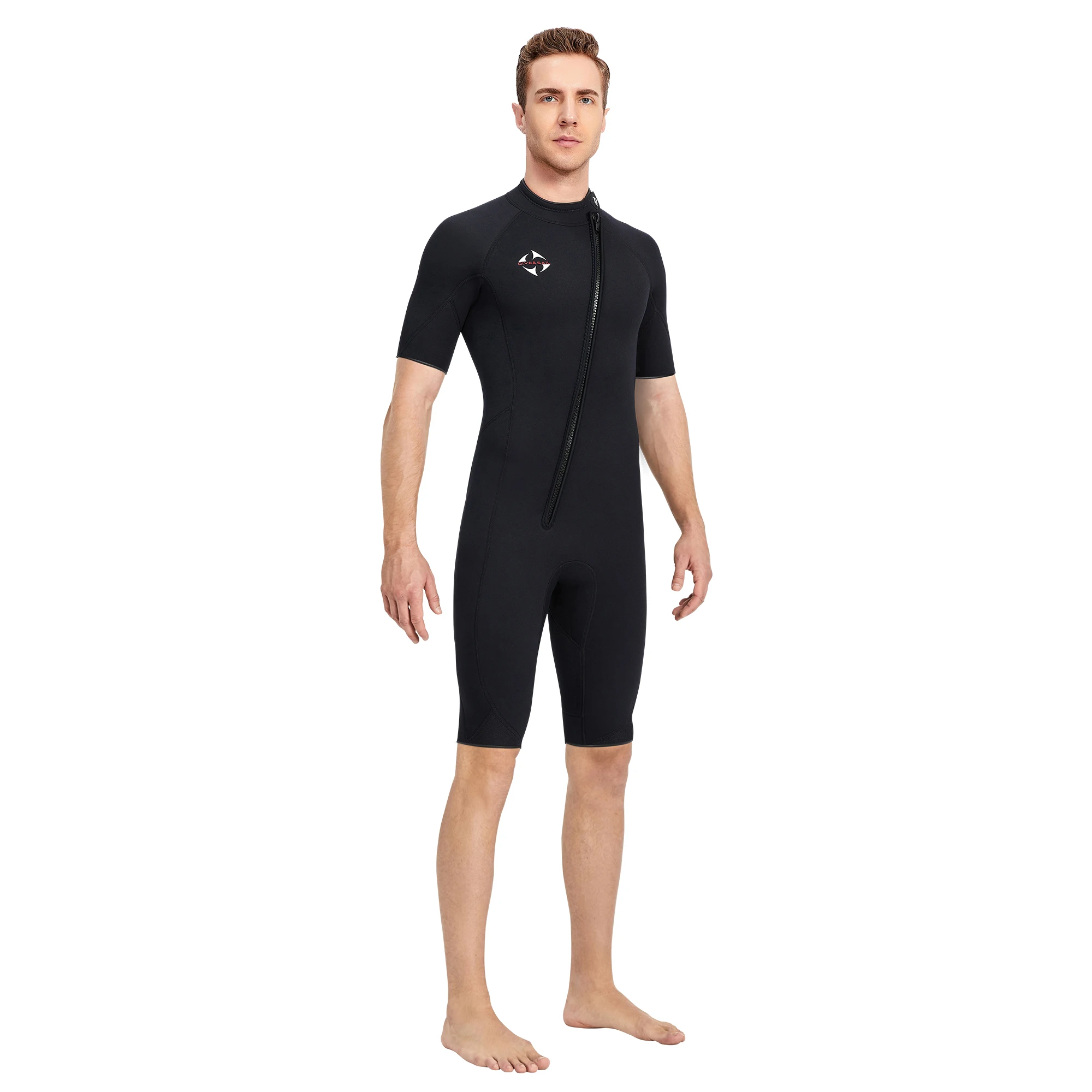 Traje de buceo de cuerpo completo para hombre, traje de neopreno térmico grueso de 3mm, trajes de buceo para kayak y esnórquel - imagen 5