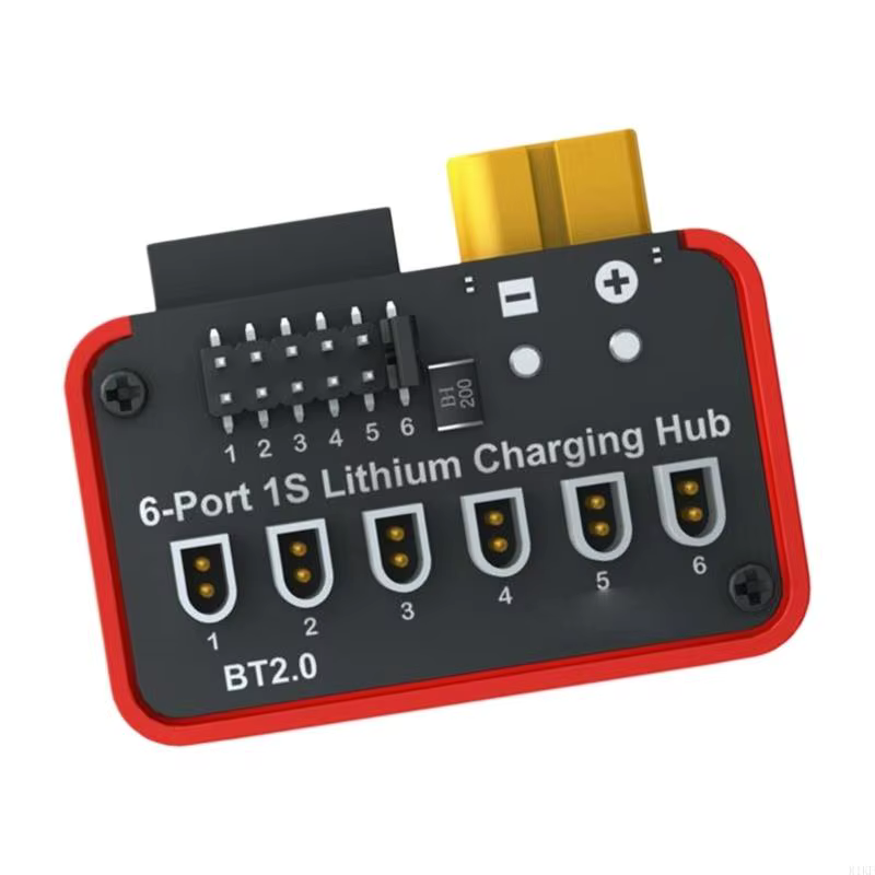 Cargador concentrador de batería con conectores BT2.0 y PH2.0 - imagen 3
