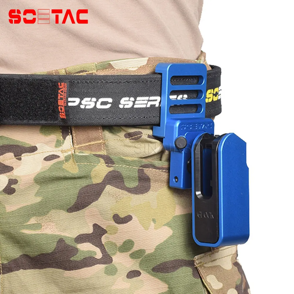 IPSC USPSA IDPA S-2 bloque de inserción de funda profesional de aluminio para mano izquierda o derecha para cinturón táctico Glock 1911 CZ - imagen 5