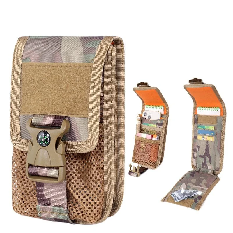 Bolsa Táctica Molle para Exteriores, Bolsa de Accesorios para Cintura, Bolsa de Cinturón Duradera para Teléfono, Organizador para Escalada, Viajes y Senderismo - imagen 2
