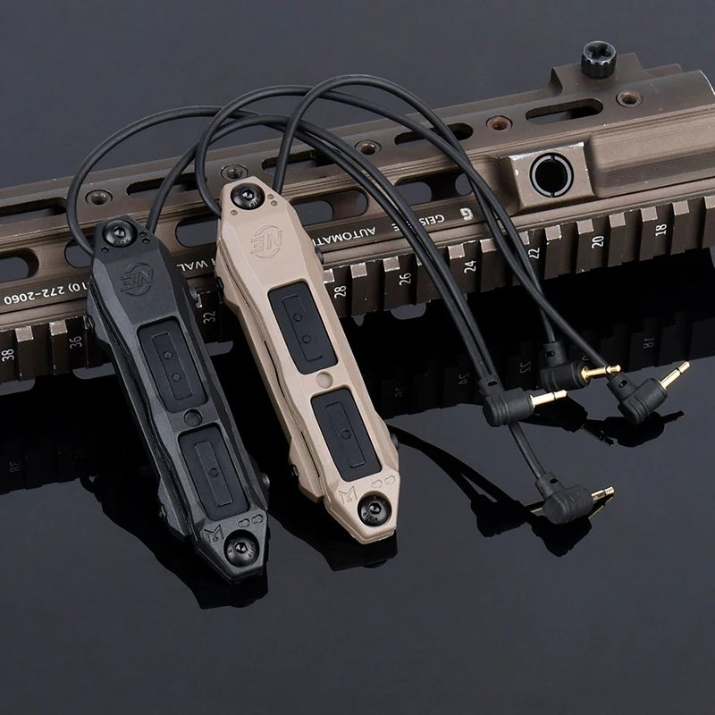 Interruptor de Control remoto de presión aumentada táctico, luz de exploración de arma para Mlok Keymod DBAL A2 PEQ 15 NGAL MAWL linterna - imagen 4
