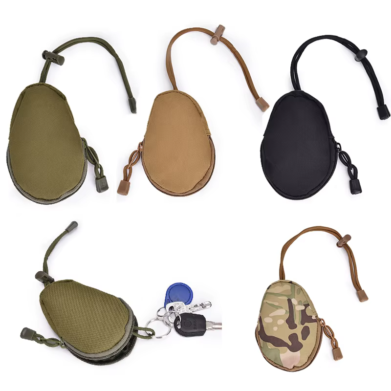 Billetera táctica EDC compacta para llaves y monedero con cremallera - imagen 3