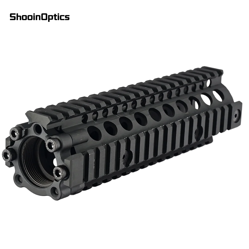 SHOOIN OPTICS Guardamanos táctico Quad Picatinny MK18 de aluminio - imagen 5