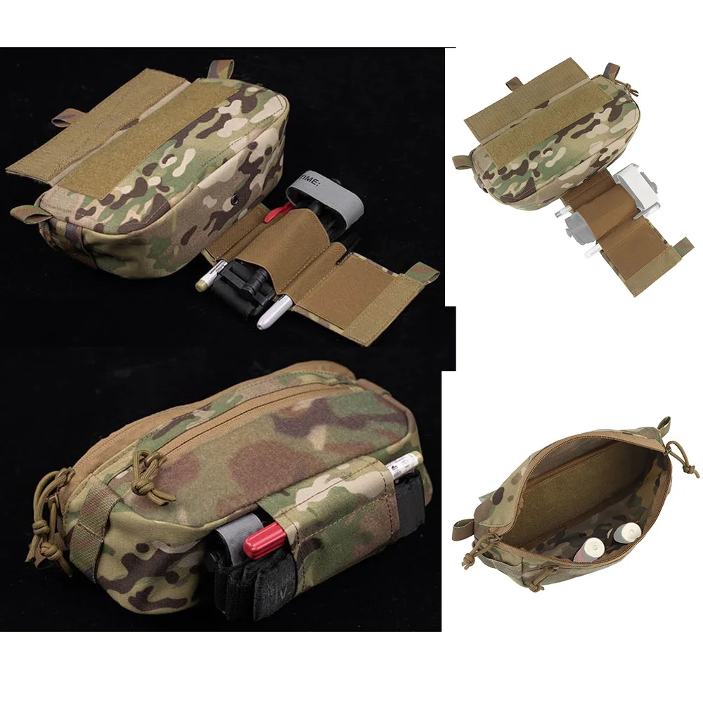 Nueva bolsa de caída multifuncional de doble propósito, combate de caza con soporte de torniquete, portador de placa, bolso de hombro, chaleco, bolsa de caída - imagen 4