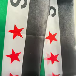 YIXIN bufanda siria bandera tres estrellas algodón decoración eventos