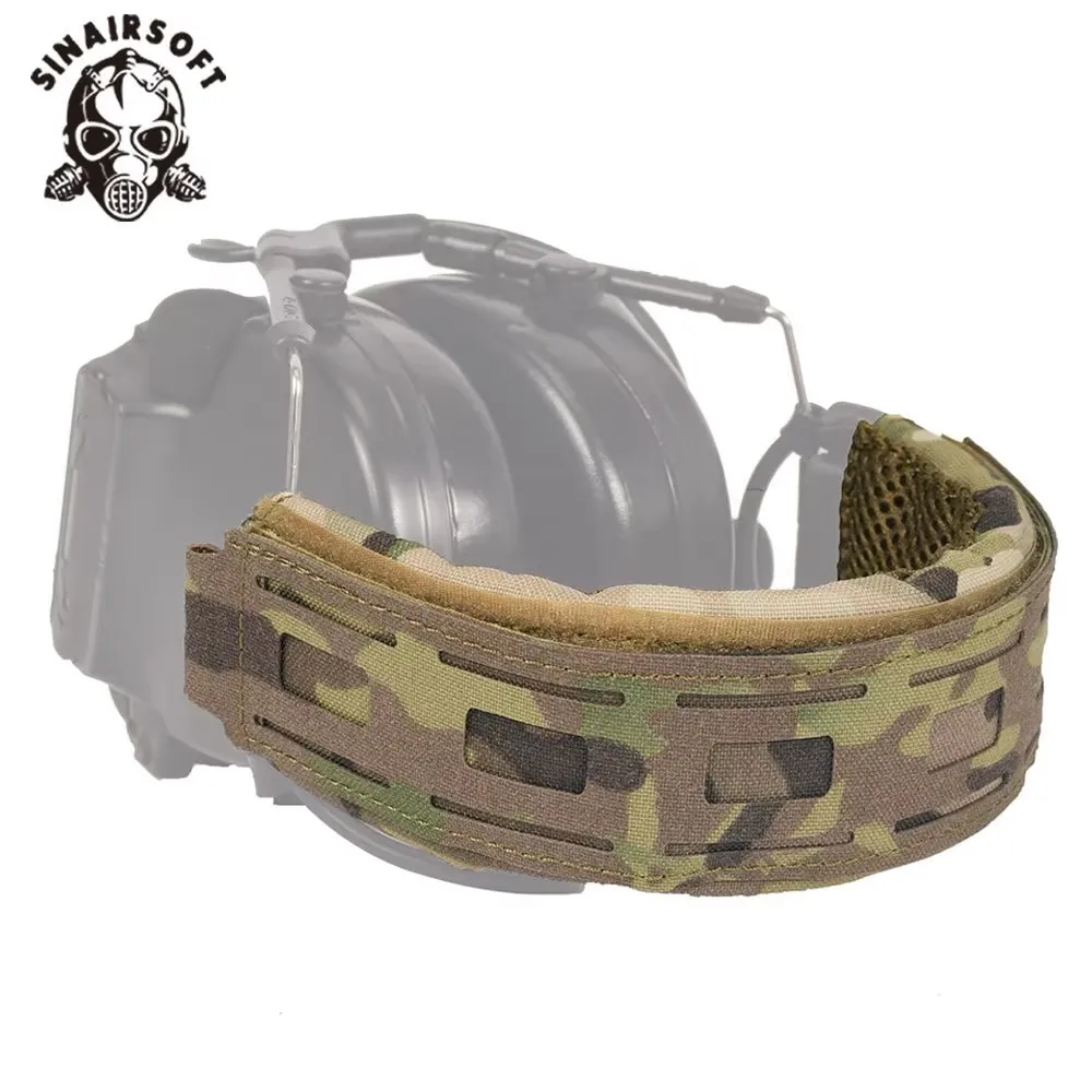 Soporte Modular para auriculares, cubierta protectora, diadema para llamadas tácticas, orejera, funda protectora MOLLE para accesorios de ropa de caza - imagen 2
