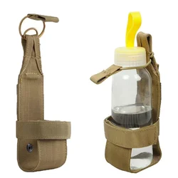Portabotellas MOLLE para cinturón – funda de nailon para camping