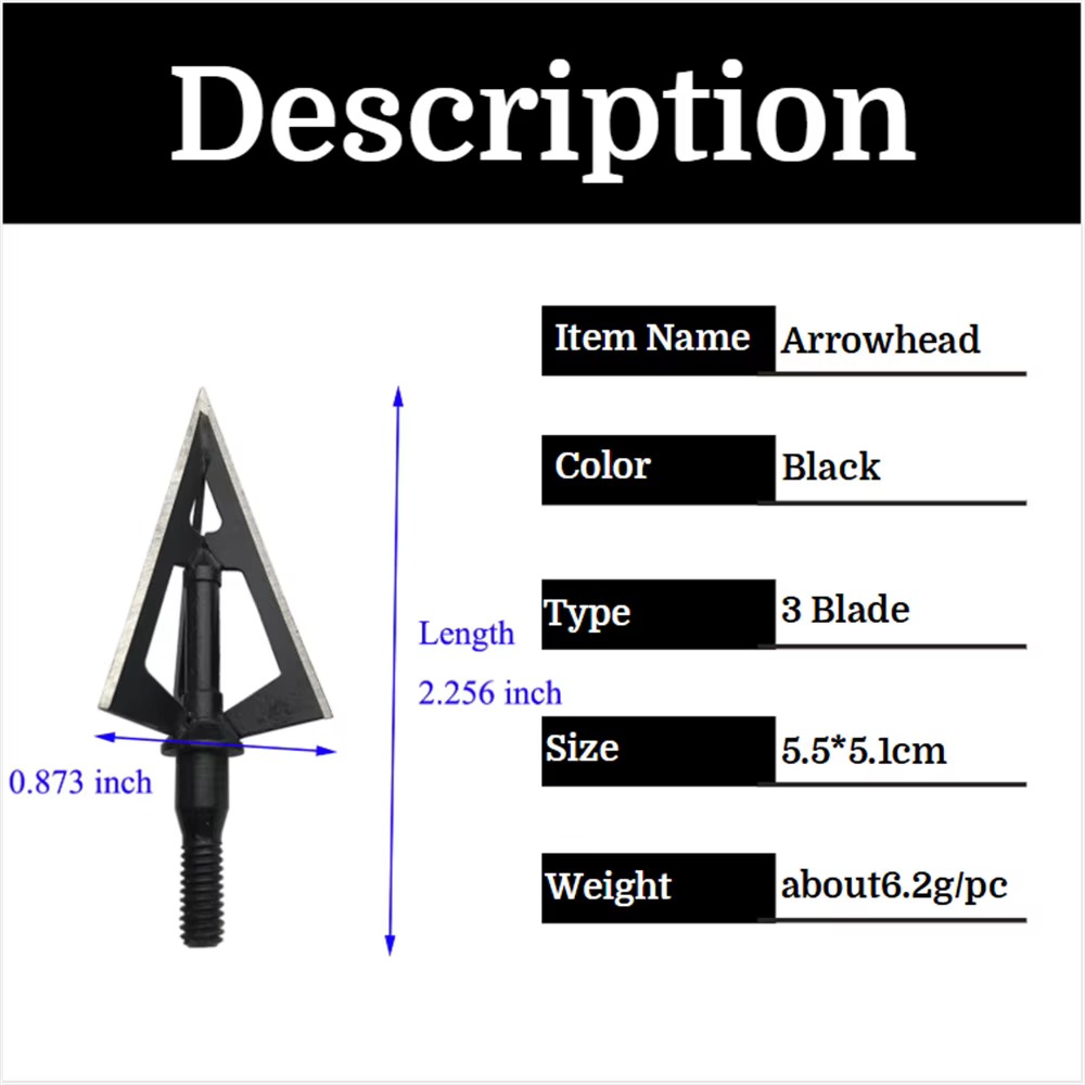 Puntas de flecha para tiro con arco: acero inoxidable - imagen 3