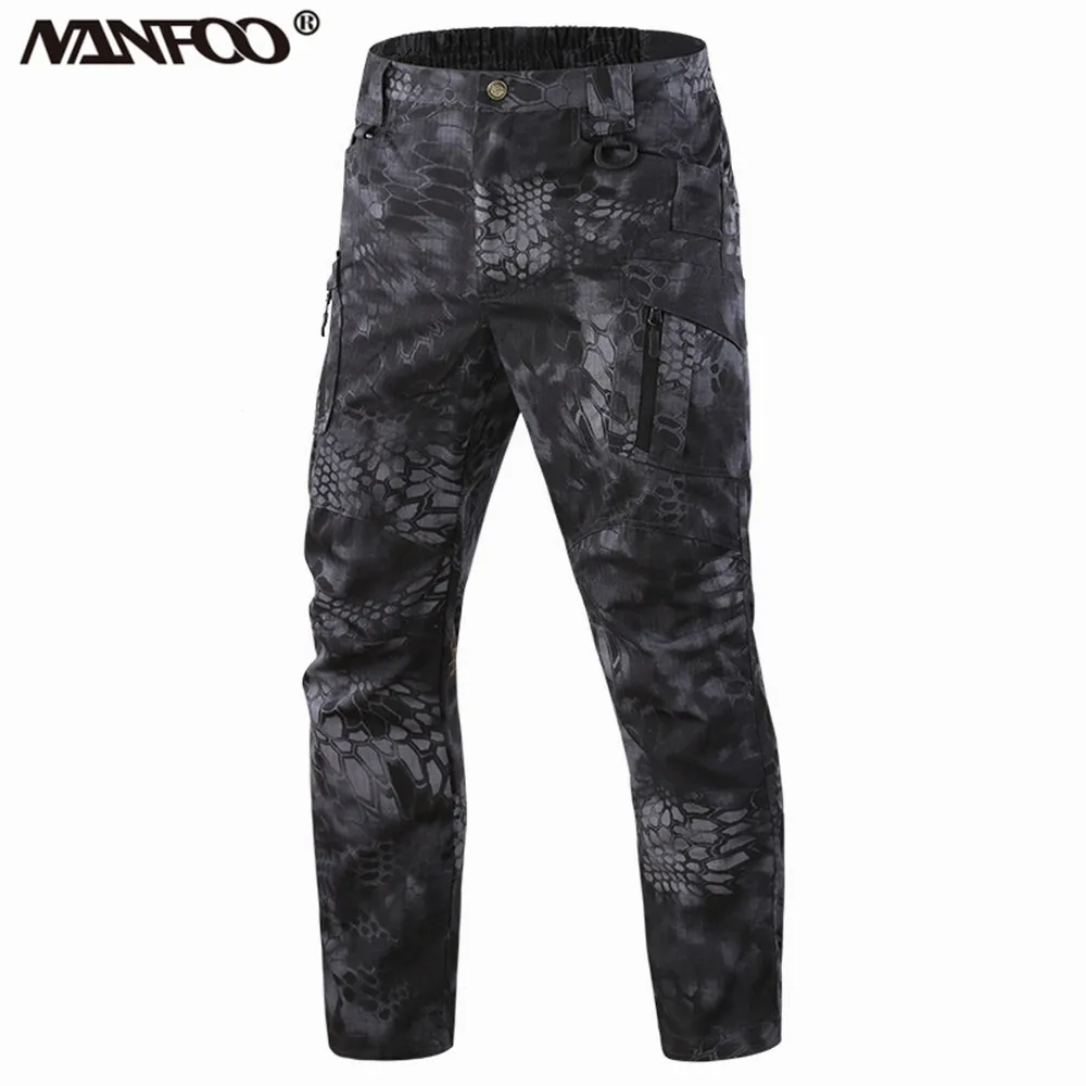 Pantalones largos impermeables para deportes de senderismo para hombre, pantalones de lana para mantener el calor, pantalones de camuflaje Softsell para entrenamiento táctico, pantalones Cargo para ejercicio