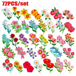 Parches bordados flores pequeñas para personalizar chalecos MOLLE