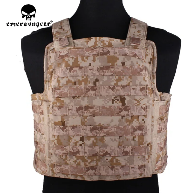 Emersongear-Chaleco táctico estilo PROTECH, armadura corporal Airsoft con sello azul marino, portador de placa de caza Molle, equipo protector de nailon EM2983 - imagen 5