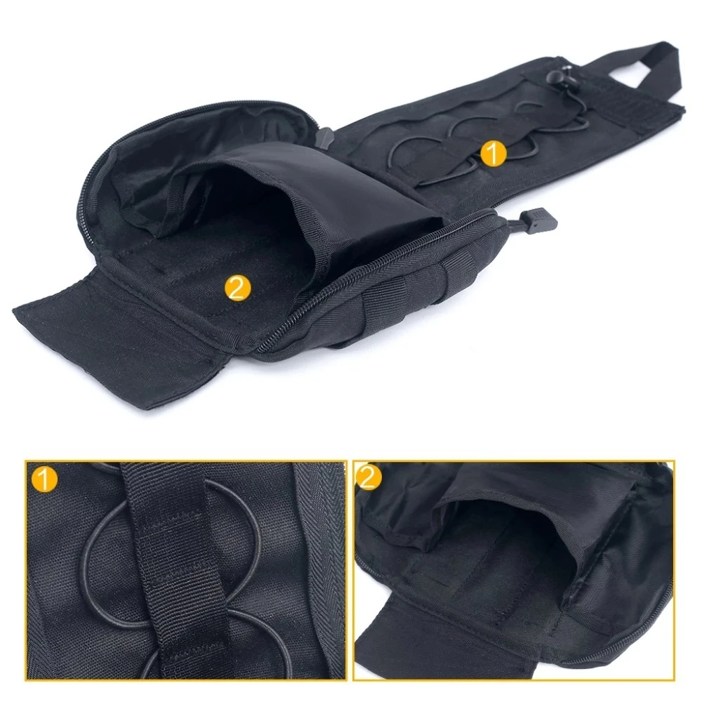 Edc-bolsa médica Molle, bolsa táctica de primeros auxilios, Kits de emergencia para coche del ejército al aire libre, Camping, senderismo, supervivencia, paquete de utilidad Emt, caza - imagen 5