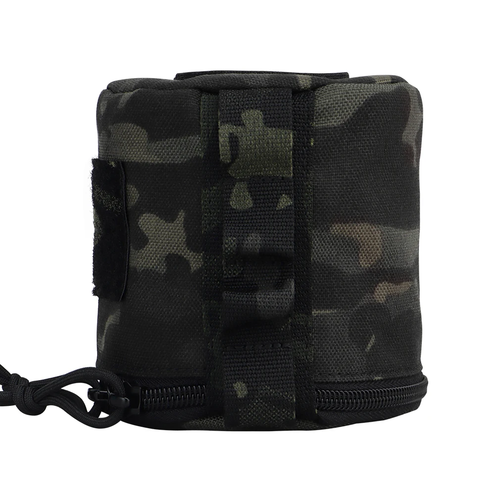 Portarrollos de papel táctico para coche al aire libre, estuche de papel higiénico, bolsa de almacenamiento, equipo de equitación, camuflaje para acampar, senderismo y caza - imagen 3