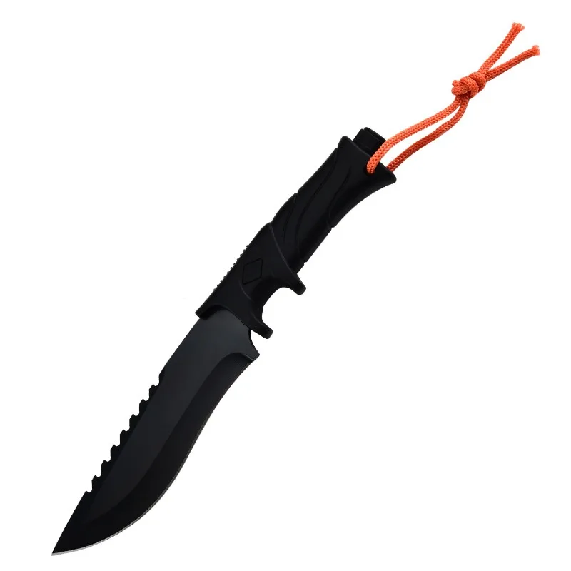 Cuchillo de supervivencia para pesca y acampada, acero duro - imagen 4