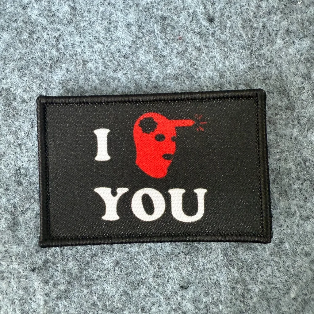 Parche táctico divertido, brazalete militar con estampado de personaje, insignia de moral, parche de gancho y bucle para ropa - imagen 2