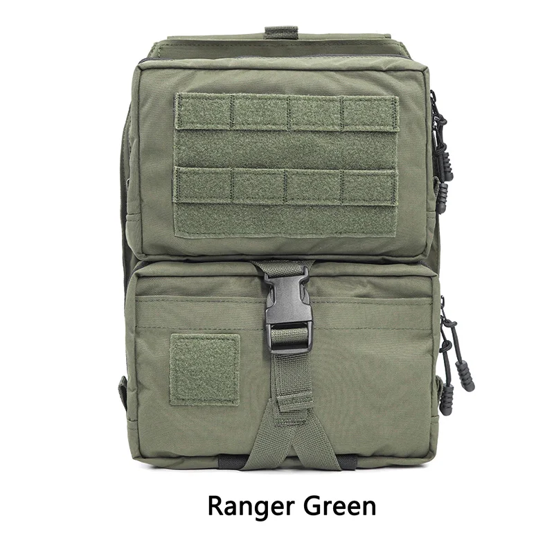 ASSAULT PANEL trasero tipo 1 chaleco táctico airsoft bolsa trasera para Mayflower Scarab bolsa de agua médica Molle de liberación rápida - imagen 3