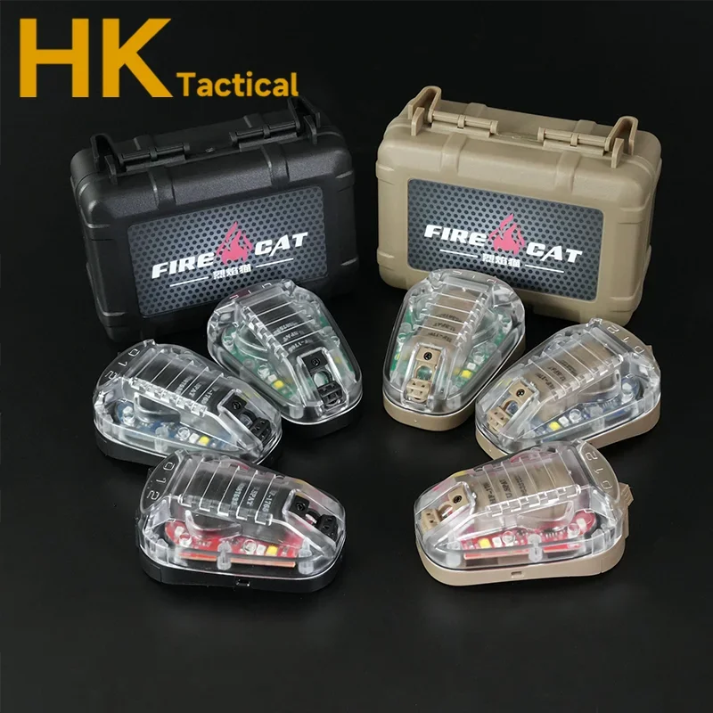 Luz táctica para casco deportivo GEN3 HEL STAR 6, luz estroboscópica IR roja, verde y azul, resistente al agua, señal de seguridad para exteriores, luz Flash, lámpara de mariquita - imagen 5