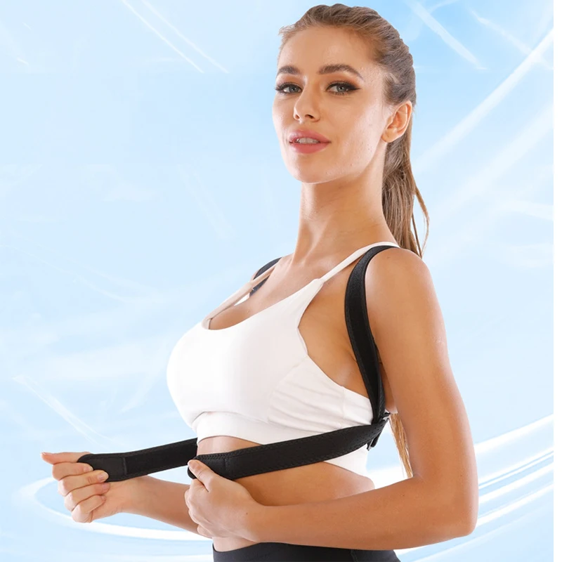 Postura ajustable tirantes para espalda soporte para hombros salud de espalda jorobada - imagen 4