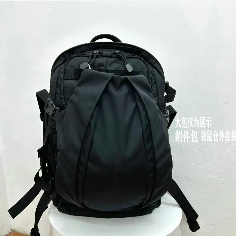 Mochila táctica canguro para hámster, bolsa de expansión para casco, bolsas varios, prácticos bolsillos para accesorios, resistentes al desgaste - imagen 3