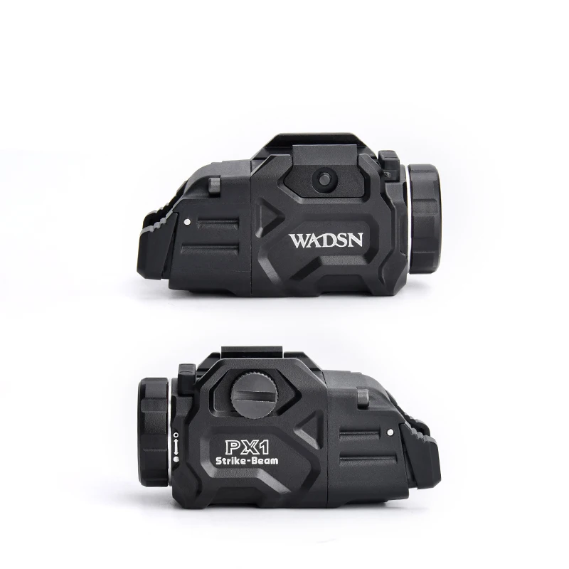 WADSN-linterna táctica PX1 montada, 800 lúmenes, para caza, Airsoft, incluye interruptores de paleta altos y bajos, compatible con linterna de riel de 20mm - imagen 4