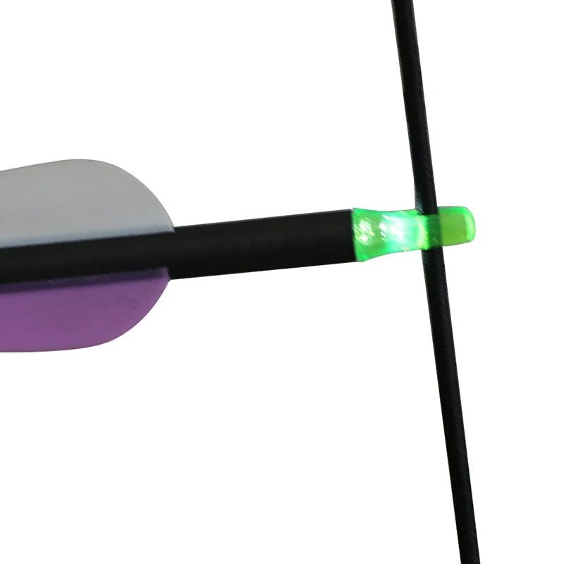 Luces LED para tiro con arco, 6 piezas, 6,2mm, arco y flecha, cola, 6,2 MM, accesorios para eje de flecha de caza - imagen 4