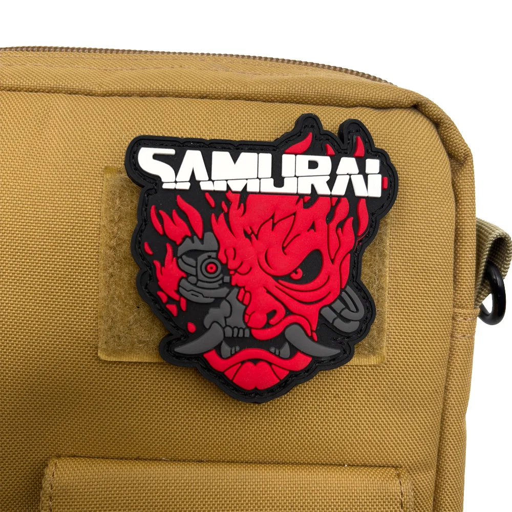 Accesorios para bolsas al aire libre Punk 2077 insignias de estilo funcional periférico parches para mochila de moral mágica de PVC 3D - imagen 3