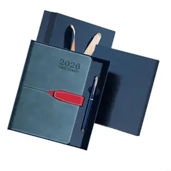 Cuaderno táctico diario cubierta cuero PU con diseño interior